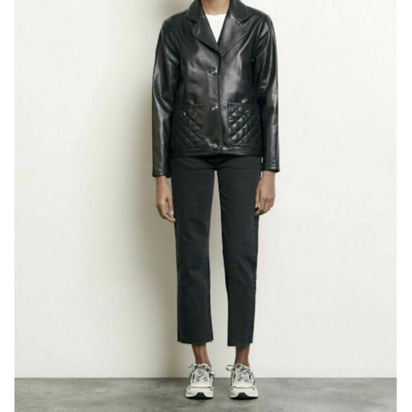 COPY - Sandro lambskin Jacket great condition - Picture 4 of 6